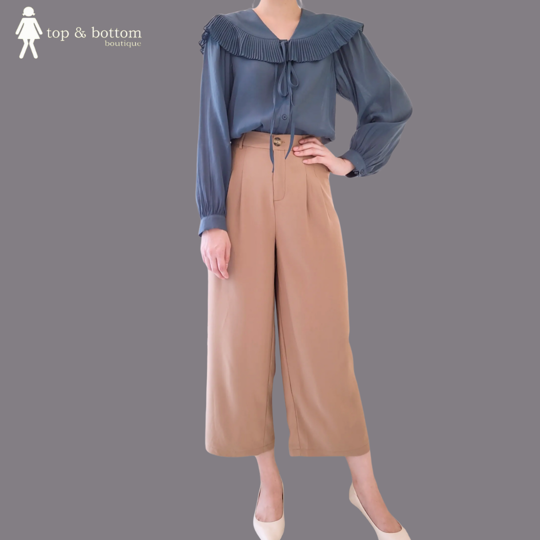 HIGH WAISTED LONG CULOTTES