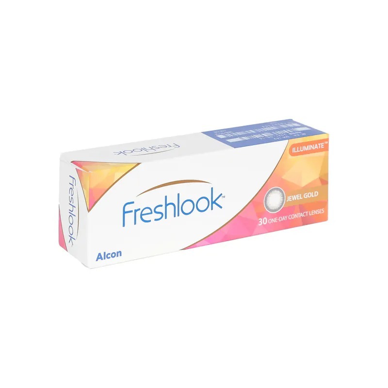 [韓版] Alcon Freshlook Illuminate 1 Day Jewel Gold｜日拋彩妝隱形眼鏡｜每盒30片