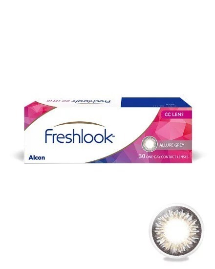[韓版] Alcon Freshlook CC 1 Day Allure Grey 夢境冰河灰｜日拋彩妝隱形眼鏡｜每盒30片
