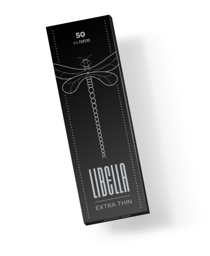 🇨🇿 Libella - Black Extra Thin Slow-Burn Rolling Paper 捲煙紙（50pc）