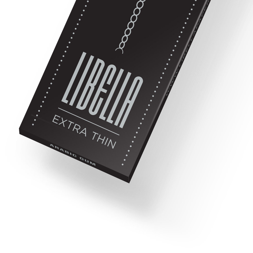 🇨🇿 Libella - Black Extra Thin Slow-Burn Rolling Paper 捲煙紙（50pc）