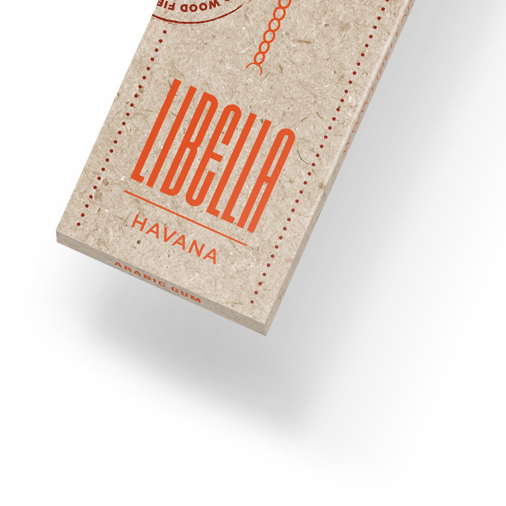 🇨🇿 Libella - Unbleached Havana Short Rolling Paper 捲煙紙（50pc）