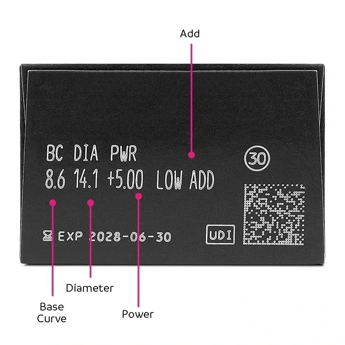 [漸進] CooperVision Clariti 1 Day Multifocal 3 Add 多焦點老花｜日拋透明矽水凝膠隱形眼鏡｜每盒30片