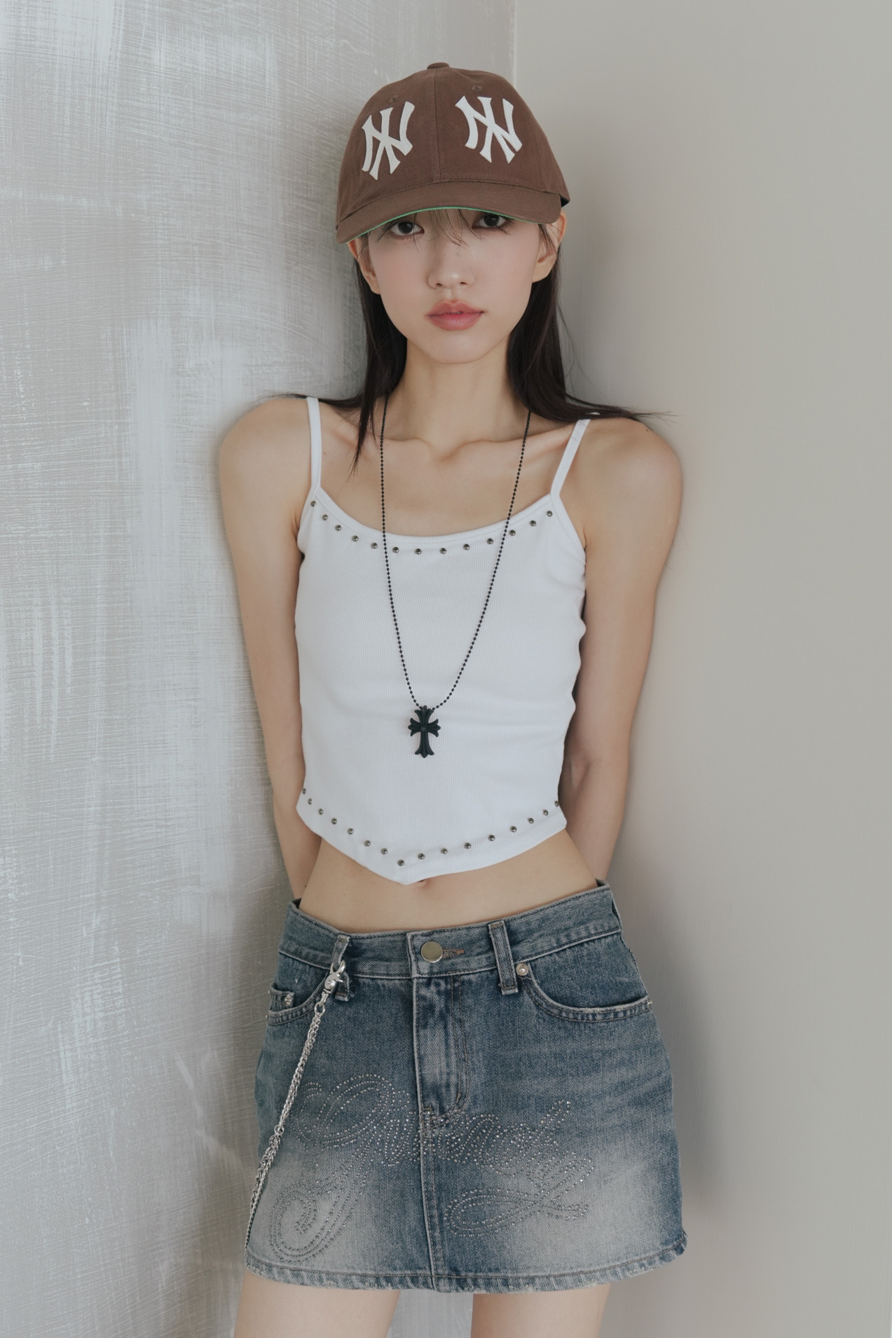 Krong Studded Sleeveless Top #上衣