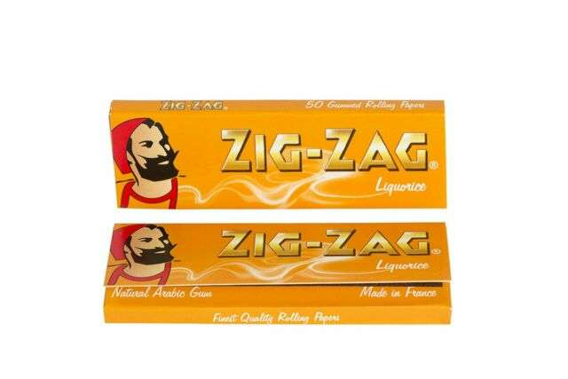 🇫🇷 Zig Zag - Single Wide Liquorice Rolling Paper 甘草糖捲煙紙（50pc）