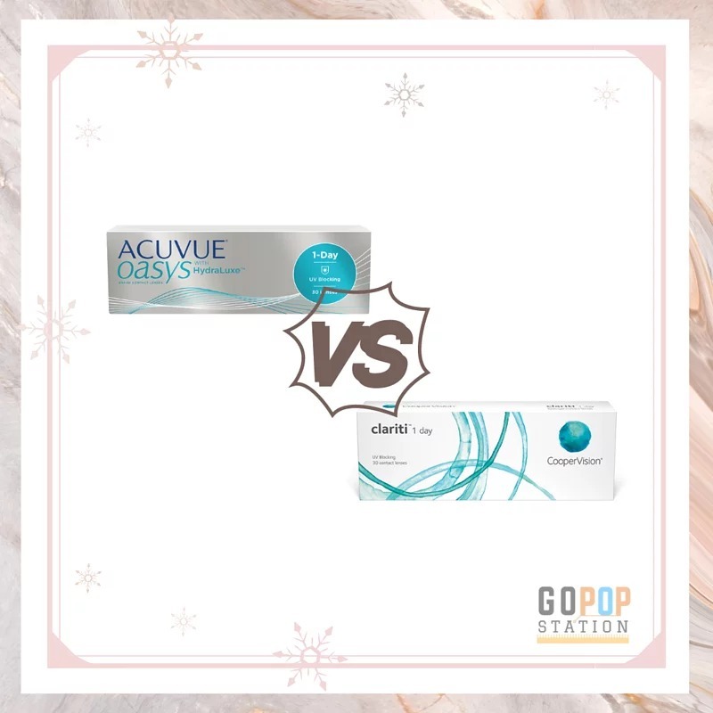 [比較套裝] 強生 ACUVUE Oasys One Day + CooperVision Clariti 1 Day