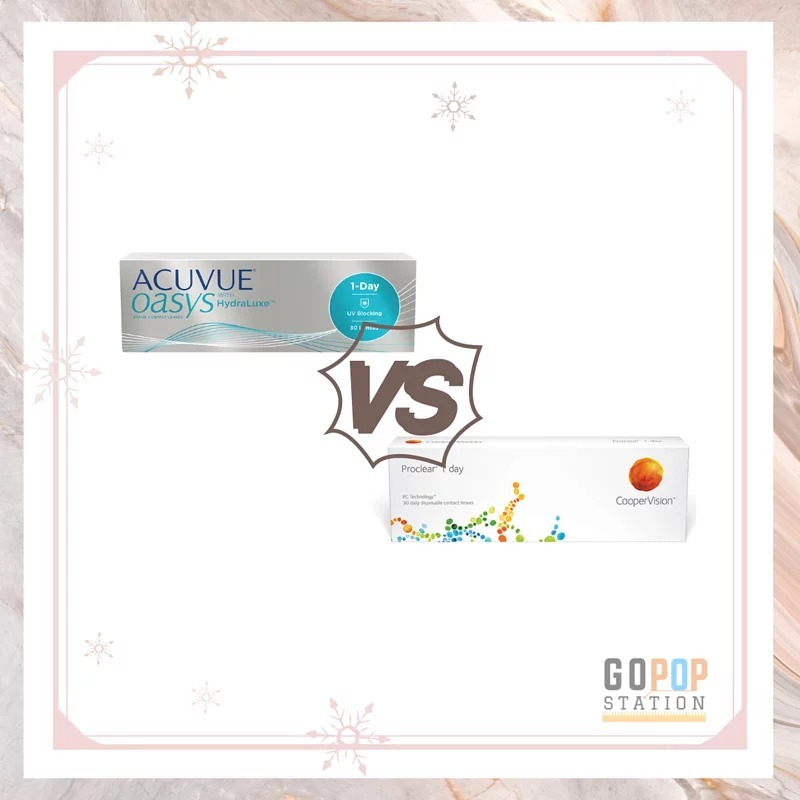 [比較套裝] 強生 ACUVUE Oasys One Day + CooperVision Proclear 1 Day