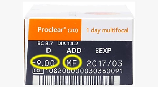 [漸進] CooperVision Proclear 1 Day Multifocal｜漸進多焦日拋透明隱形眼鏡｜每盒30片