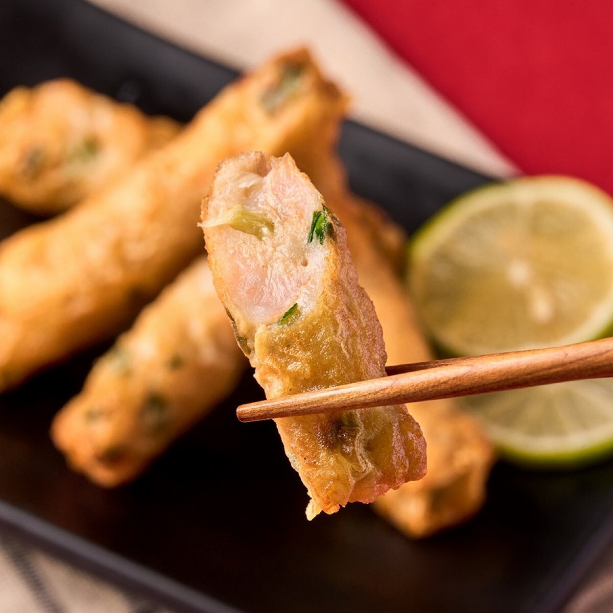 減醣千張花枝蝦捲