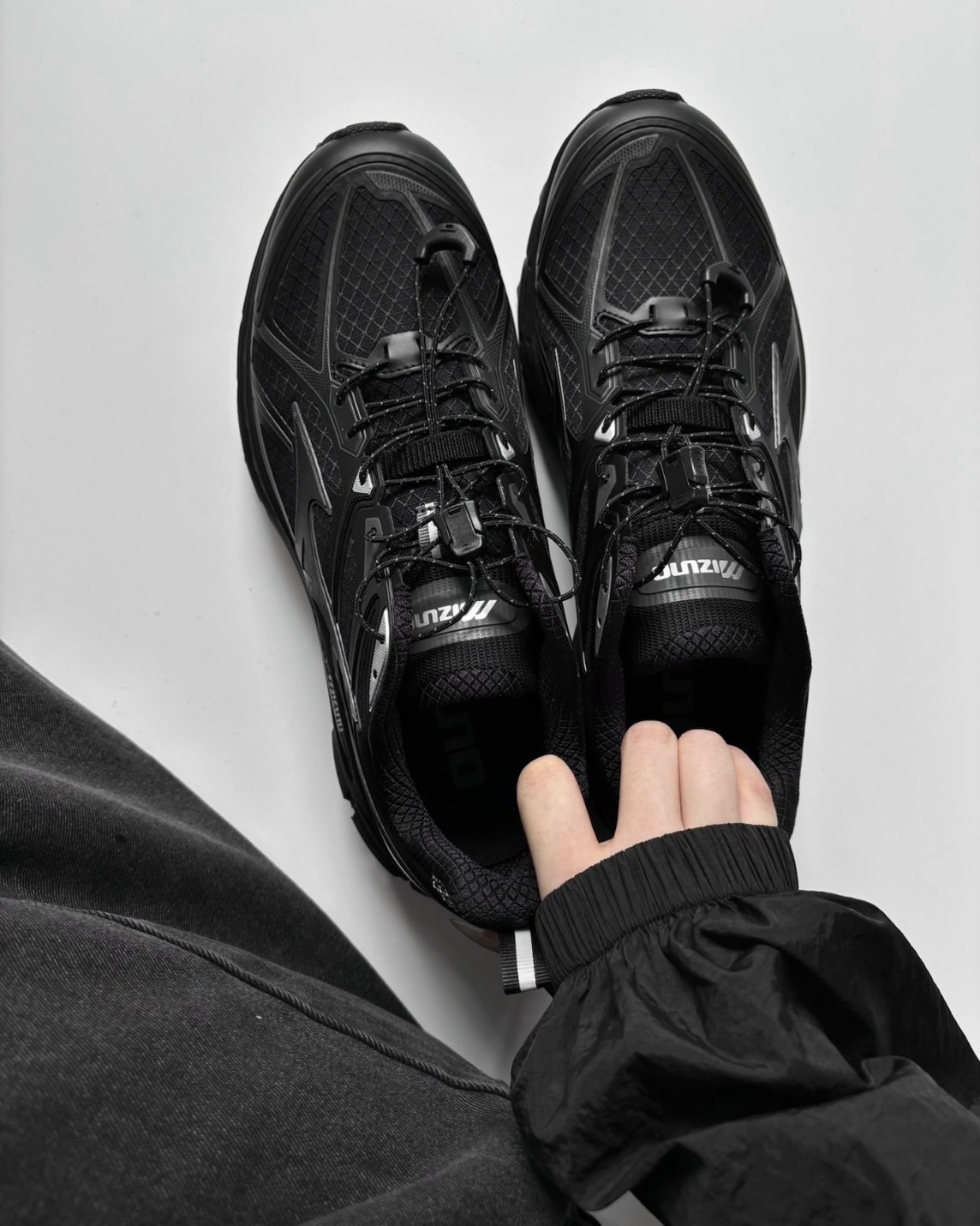 Mizuno Halo Mix TL  “Triple Black” 美津濃 復古 防潑水 耐磨 黑魂