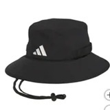 [S] ADIDAS BLACK/WHITE 1307681 VICTORY BUCKET HAT, 888254223723 (SAD249)