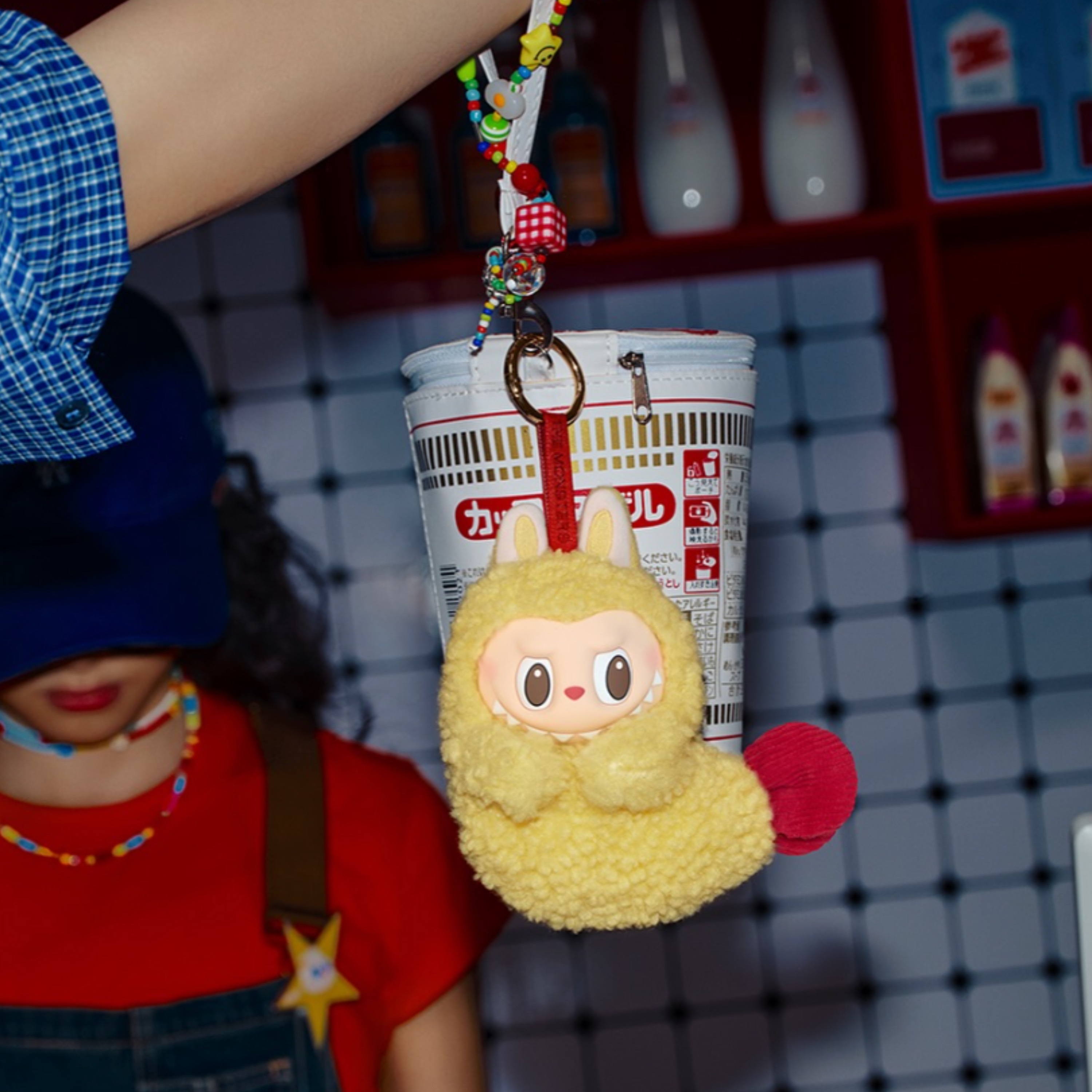 POPMART 泡泡瑪特 THE MONSTERS LABUBU 怪味便利店 炸蝦耳機包