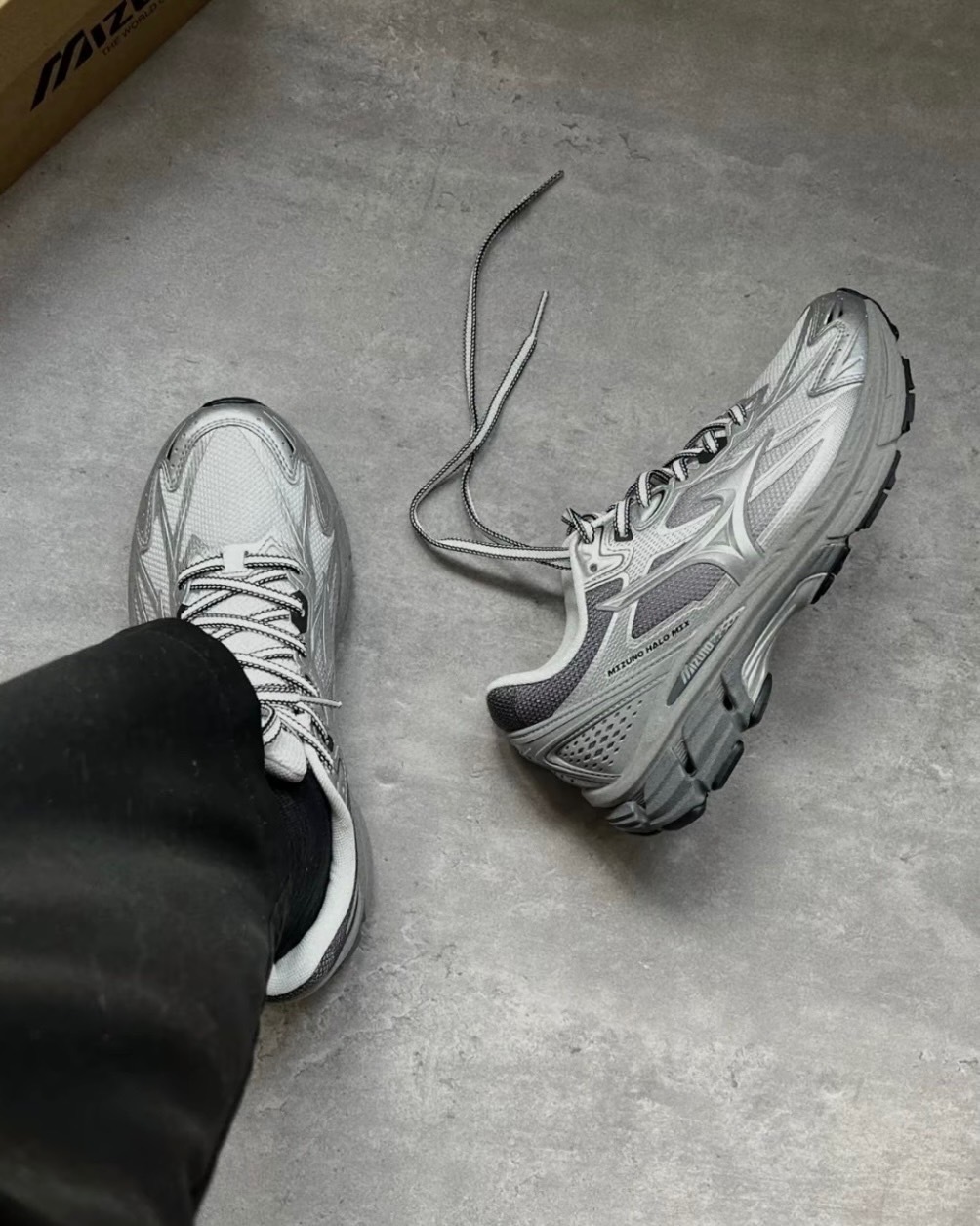 【現貨】Mizuno Halo Mix "Silver Grey" 美津濃 復古 耐磨 隕石灰
