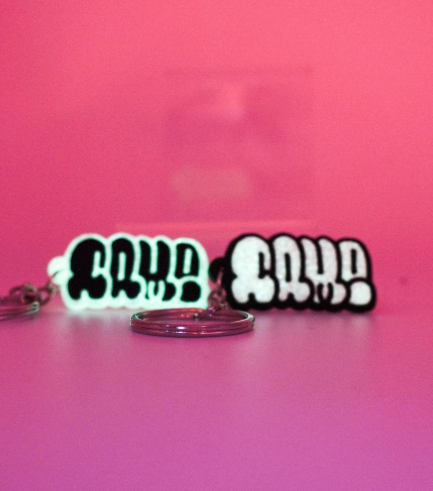 塗鴉藝術家 Same glow in the dark keychain 夜光鑰匙圈