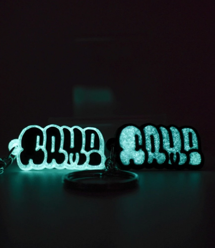 塗鴉藝術家 Same glow in the dark keychain 夜光鑰匙圈