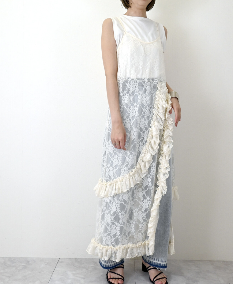 花卉蕾絲圖案連身衣