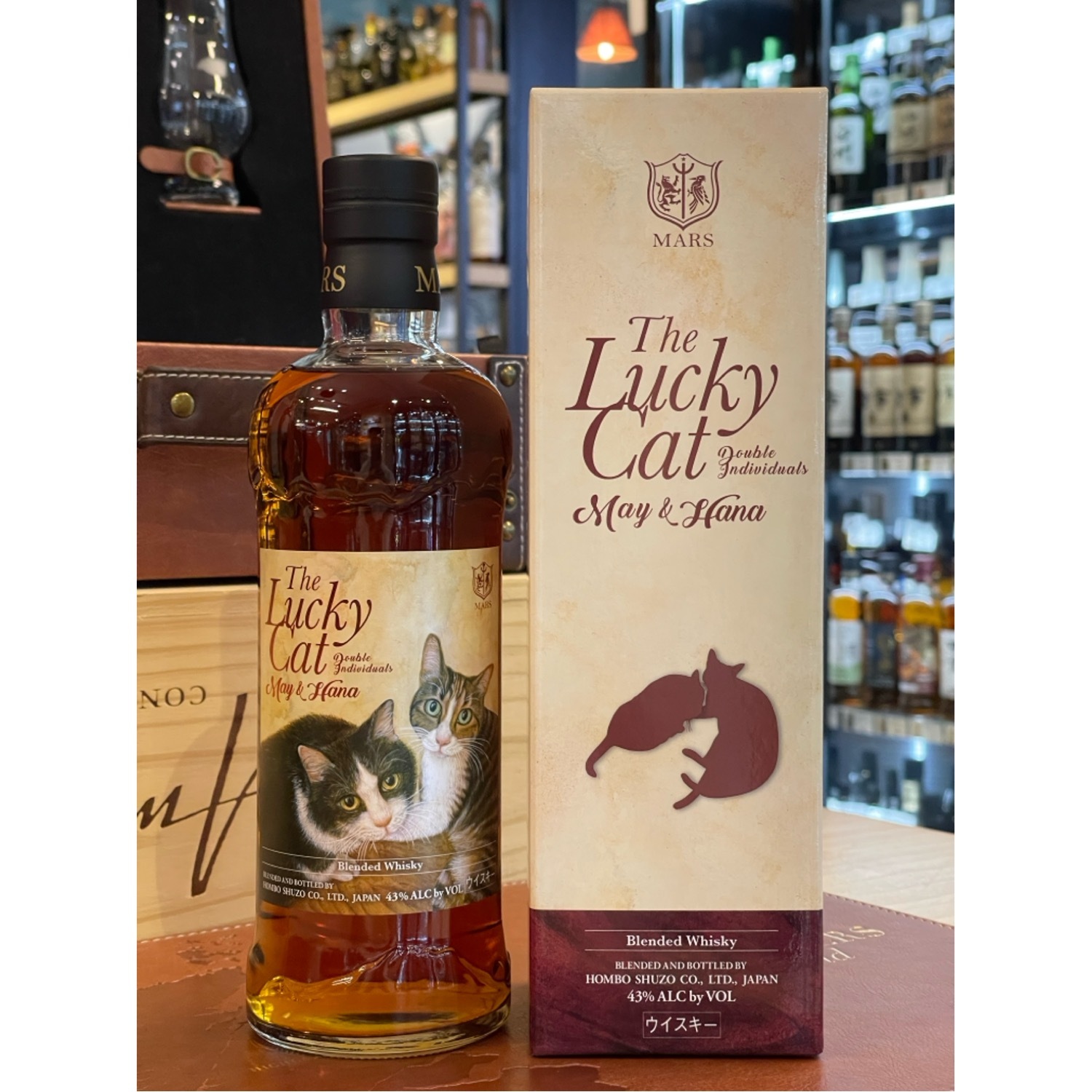 The Lucky Cat may&hana 700ml 3本 ブレンデッドウイスキー The Lucky Cat Double Individuals May
