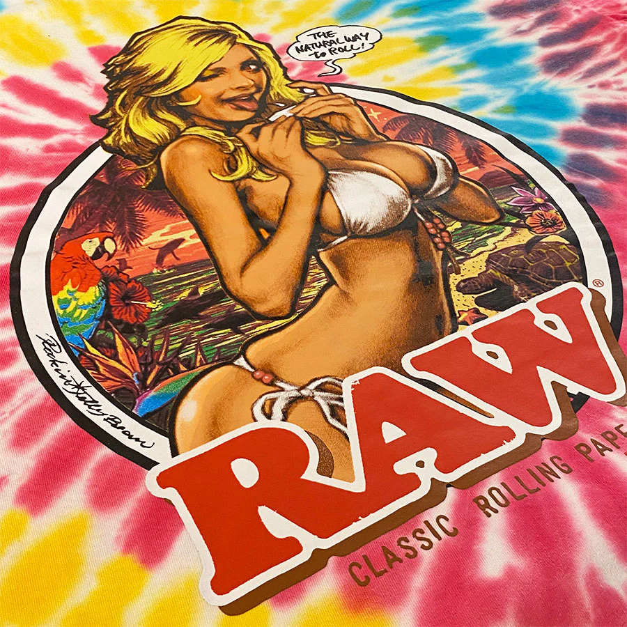 EROSTIKA "RAW GIRL" Tie Dye T-Shirt