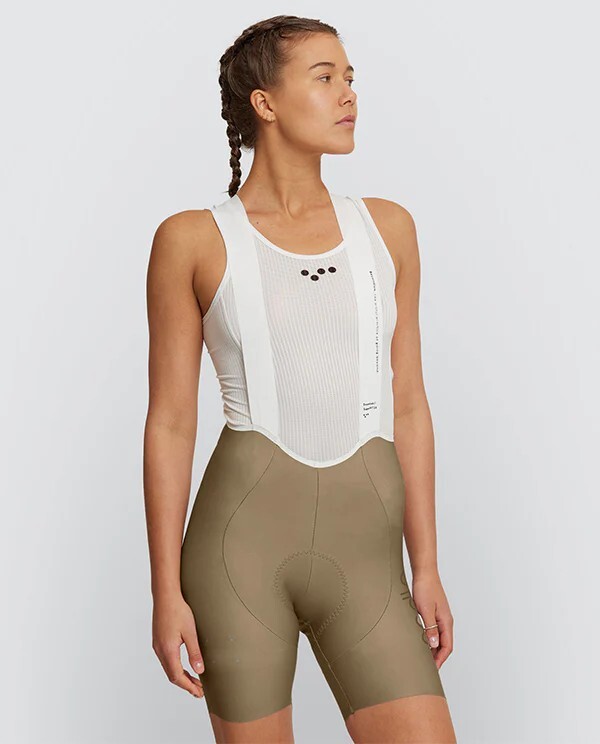 Pedla 女款車褲Dots SuperFIT 2.0 Bib Short /Stone 石棕 北高神褲「2.0」新色登場