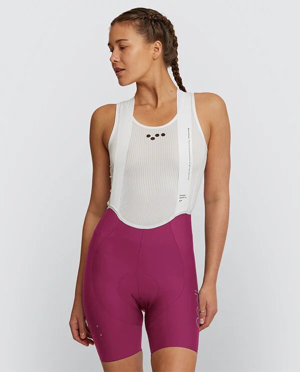 Pedla 女款車褲Dots SuperFIT 2.0 Bib Short /Mulberry 桑椹紫 新一代北高神褲2.0