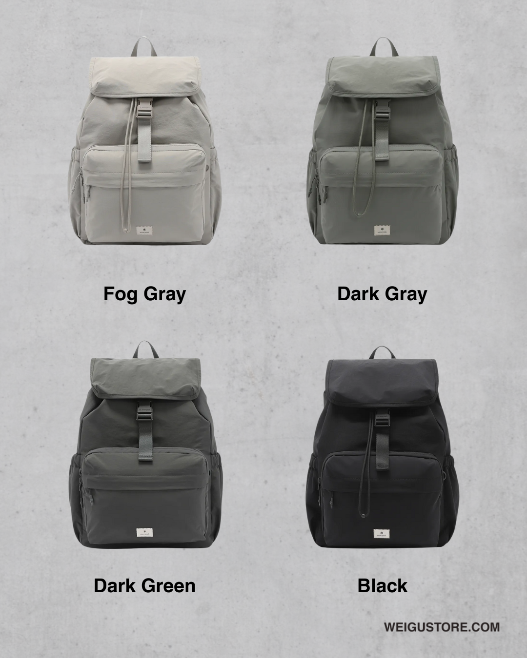 【預購】Snow Peak Cample Backpack 15L 翻蓋束口袋後背包 S25ZUCBP11