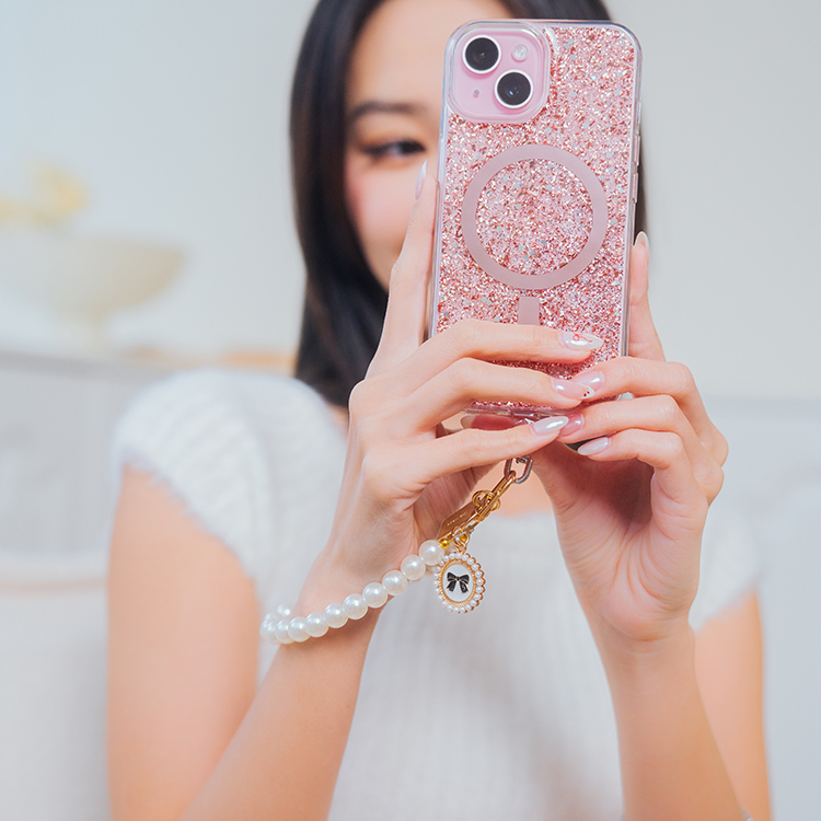 巴洛克小珍珠 串珠手腕繩 短掛繩  串珠掛繩 手機掛繩