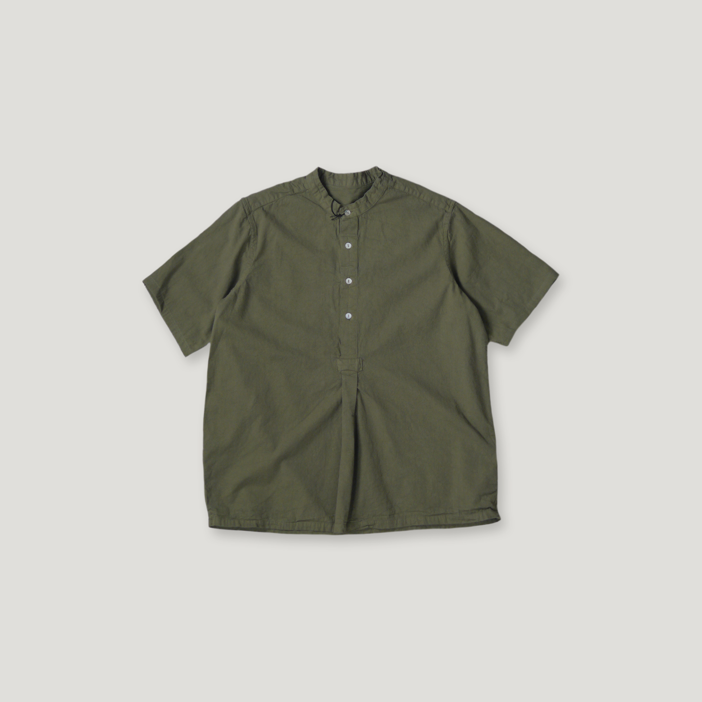 Bulgarian 50's Grandpa Short Sleeve Shirt ‹ Pigment dye ›╭ 2色 ╮