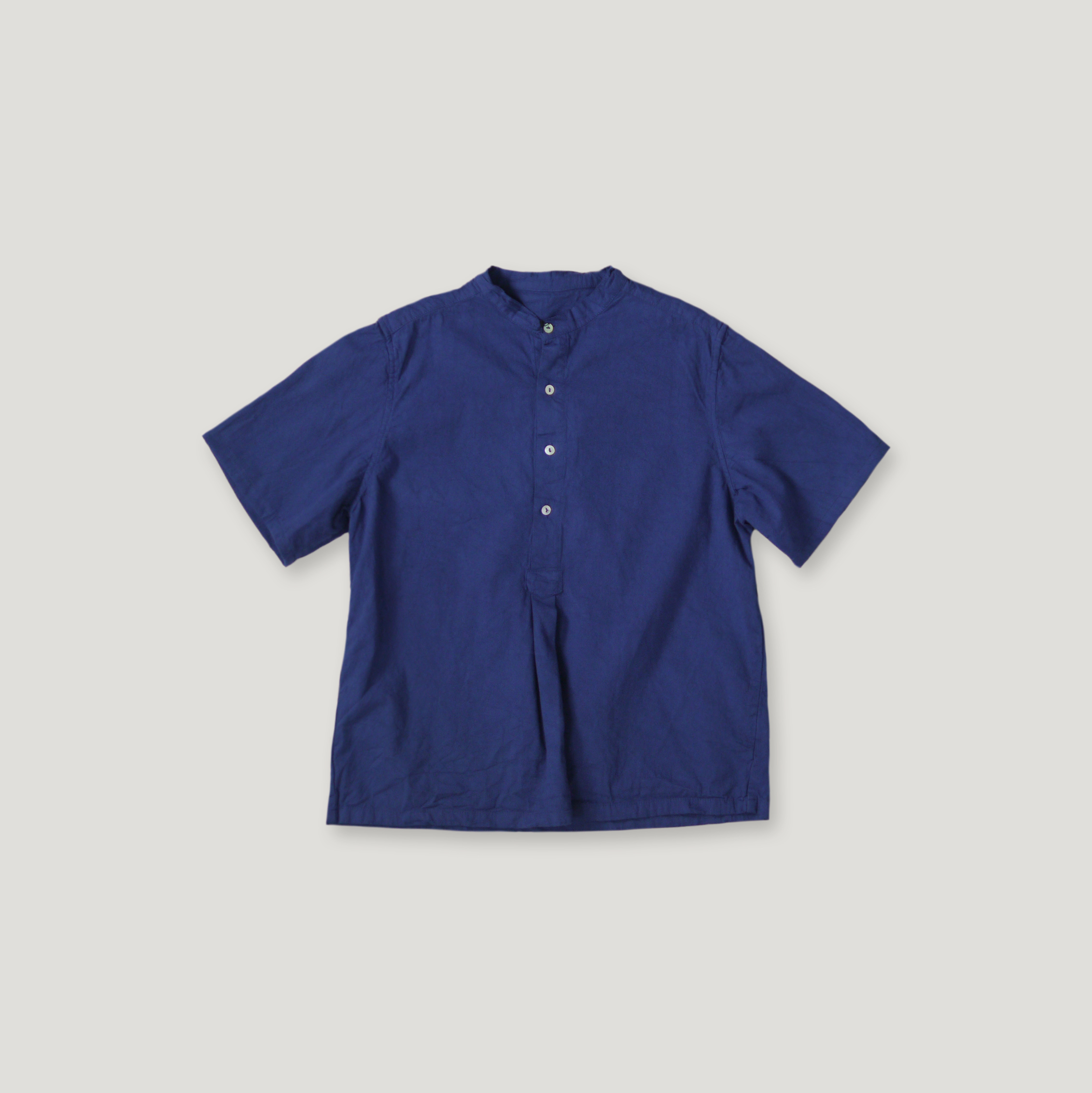 Bulgarian 50's Grandpa Short Sleeve Shirt ‹ Pigment dye ›╭ 2色 ╮