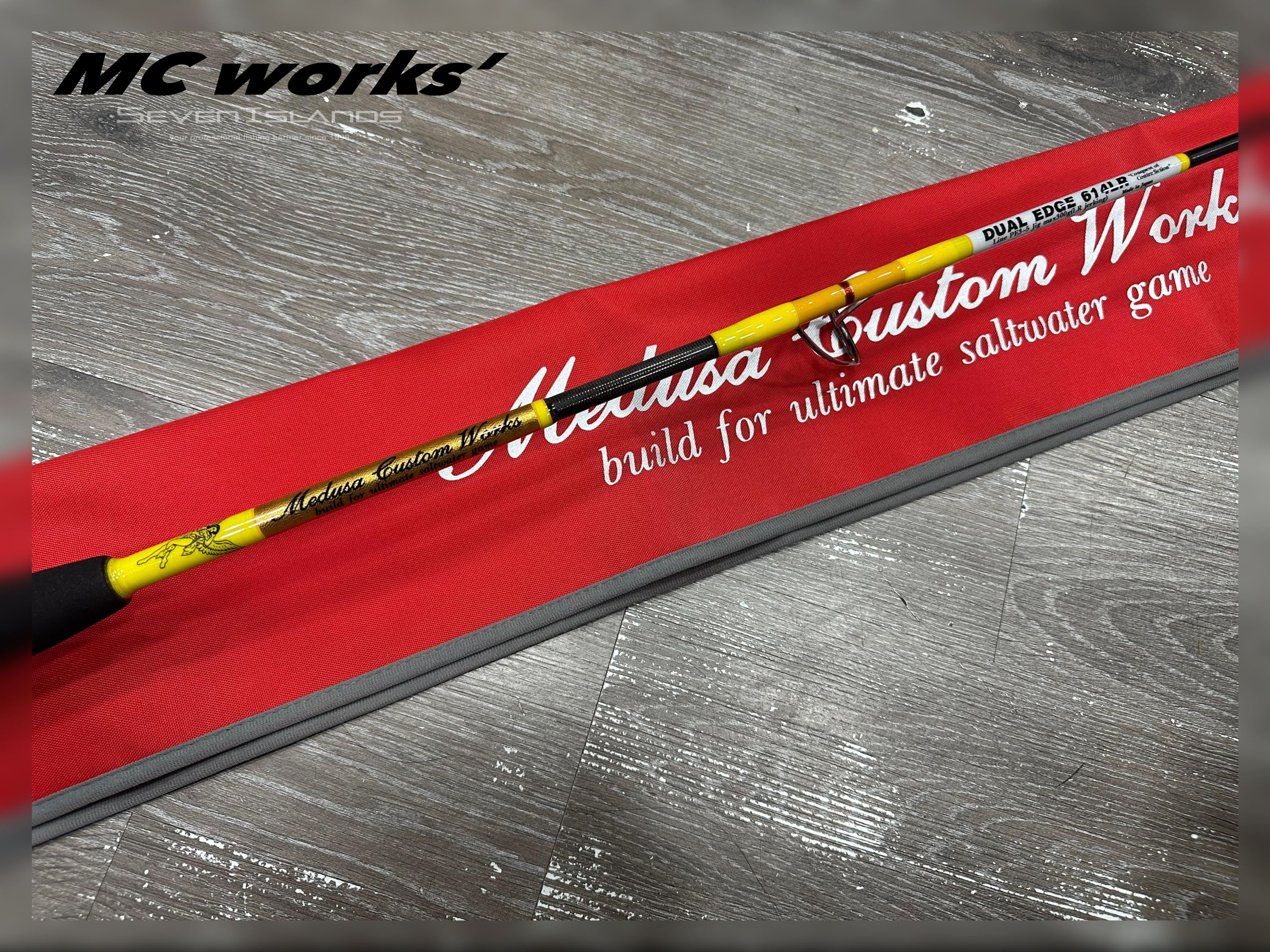 MC WORKS' Dual Edge DE614LR Jigging Rod