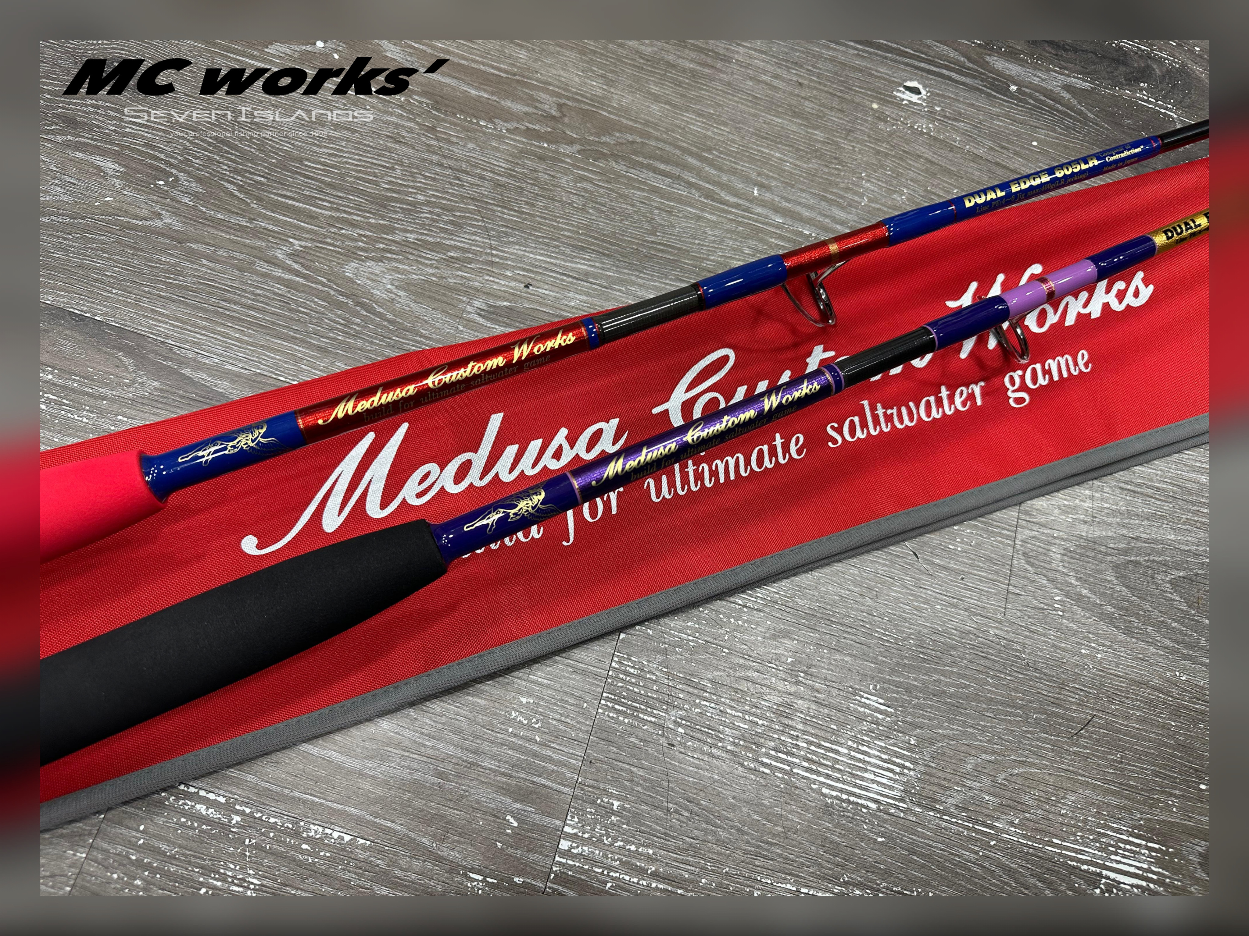 MC WORKS' Dual Edge DE605LR Jigging Rod