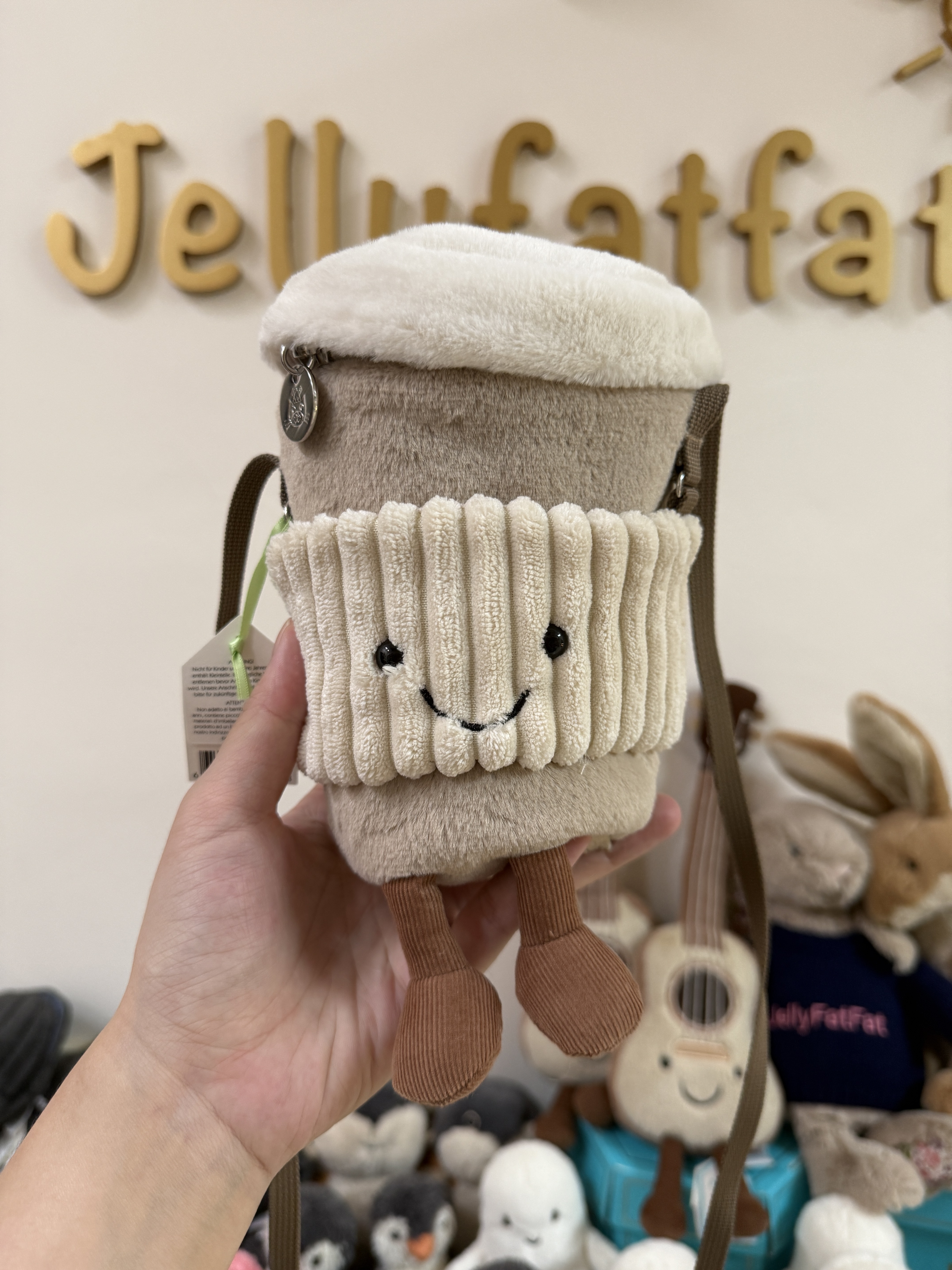 Jellycat Amuseables Coffee-To-Go Bag