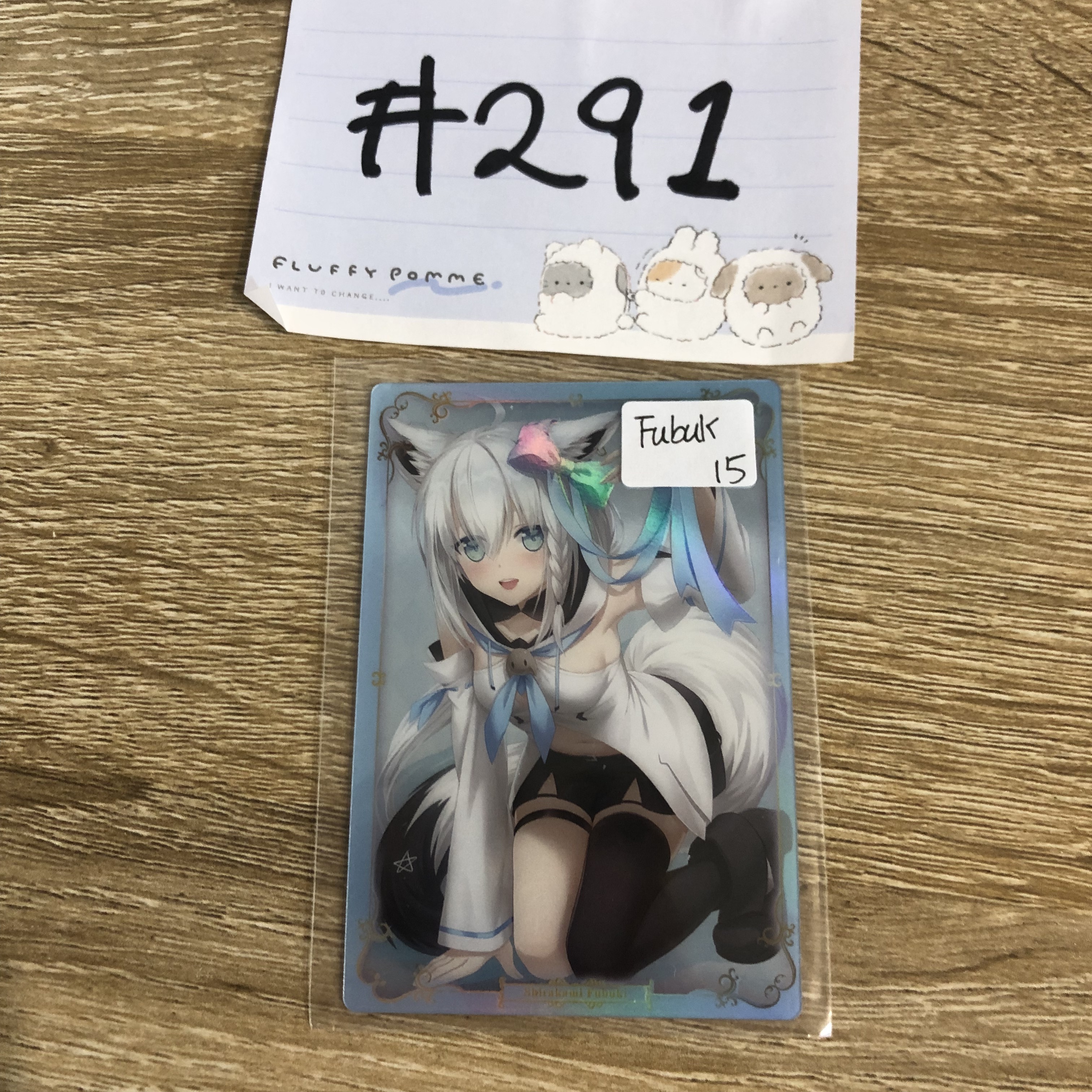 HOLOLIVE fubuki 小卡#291