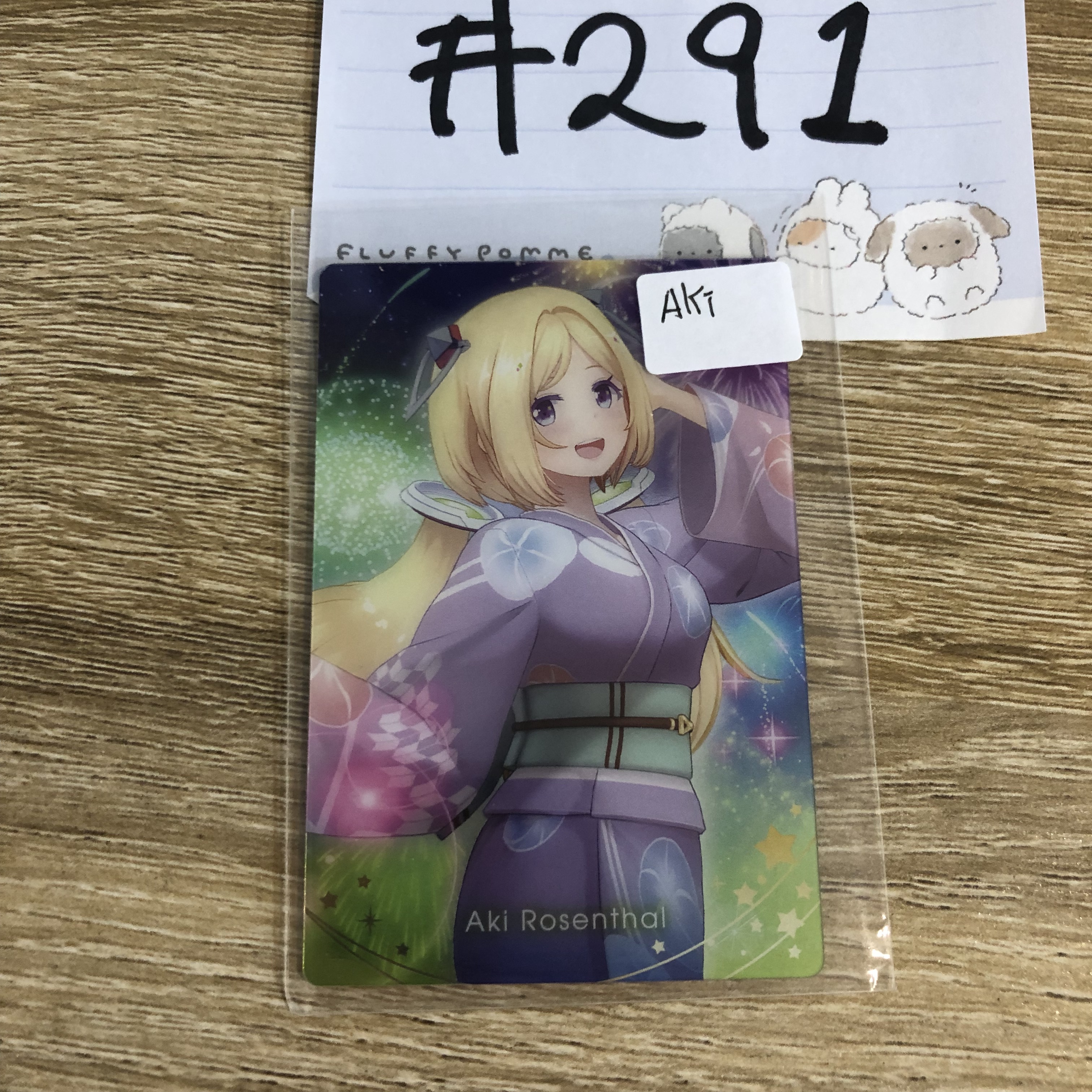 HOLOLIVE AKI  小卡#291