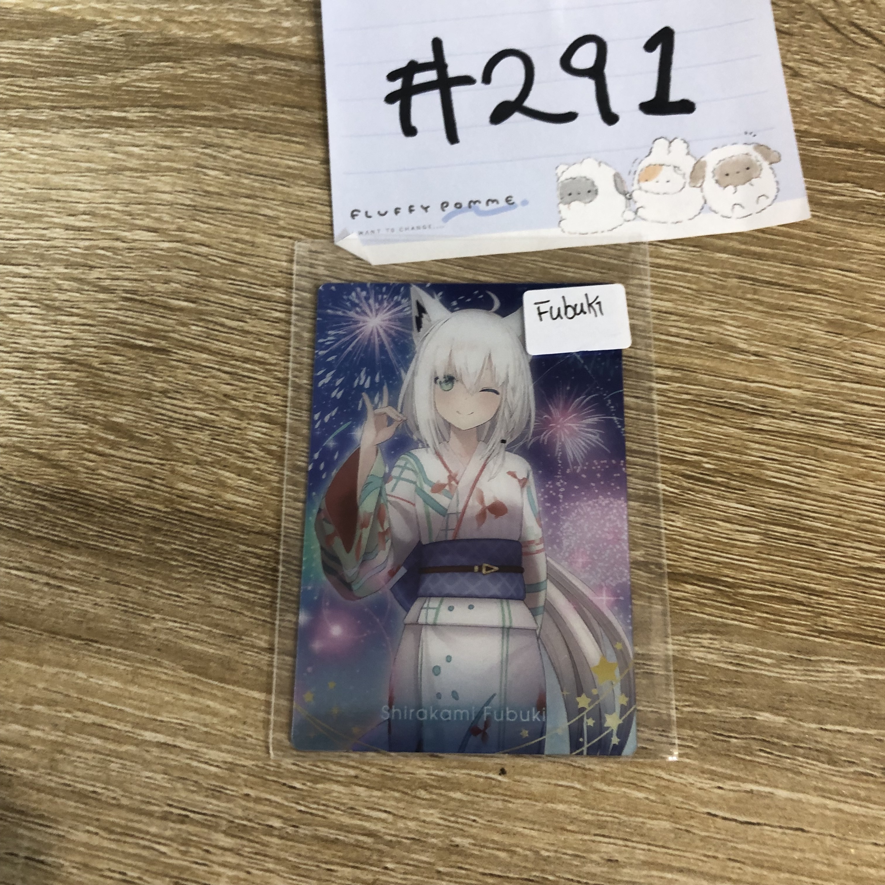 HOLOLIVE FUBUKI 小卡#291