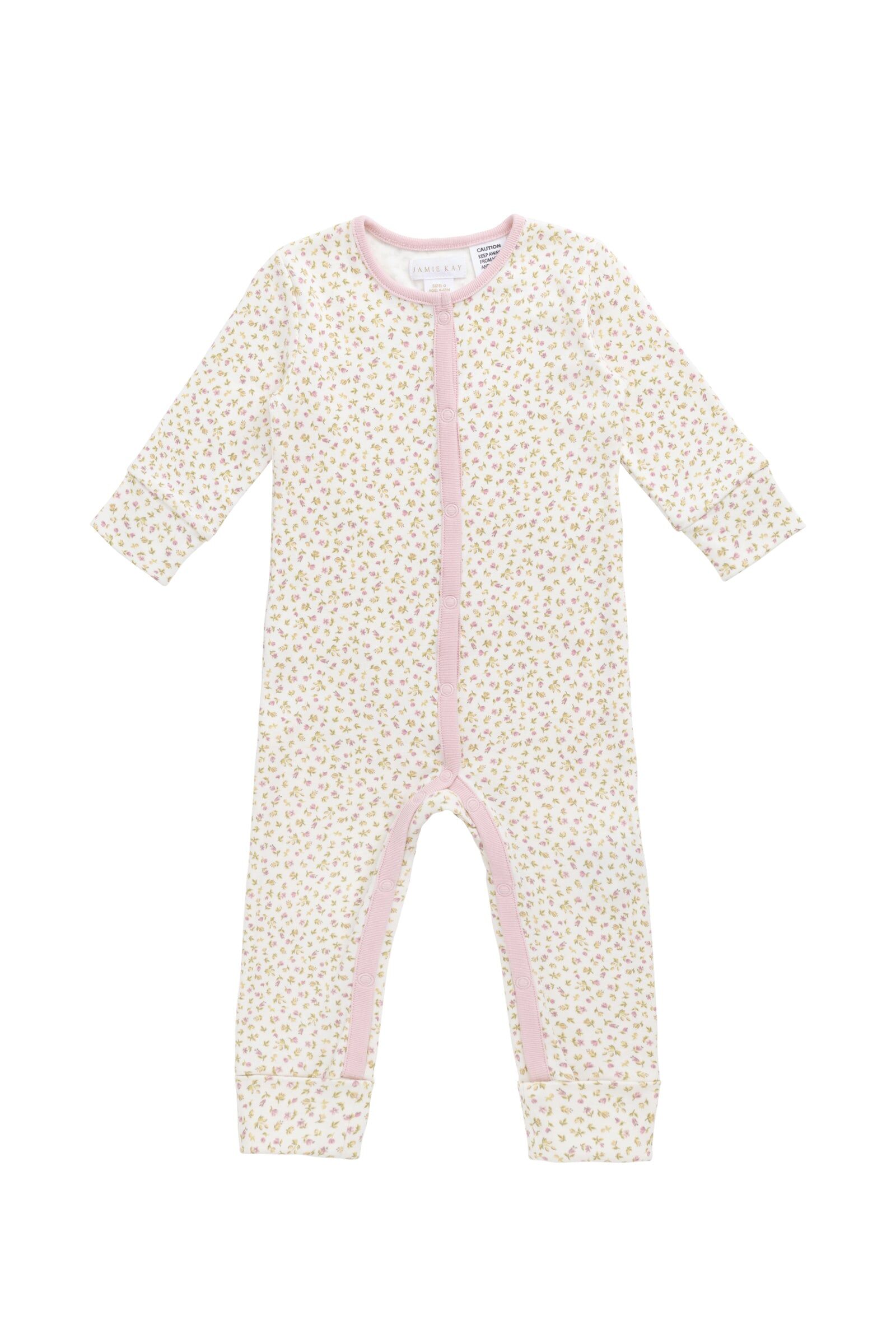 【預購】JAMIE KAY - Organic Cotton Maple Onepiece（Pippa Pink）