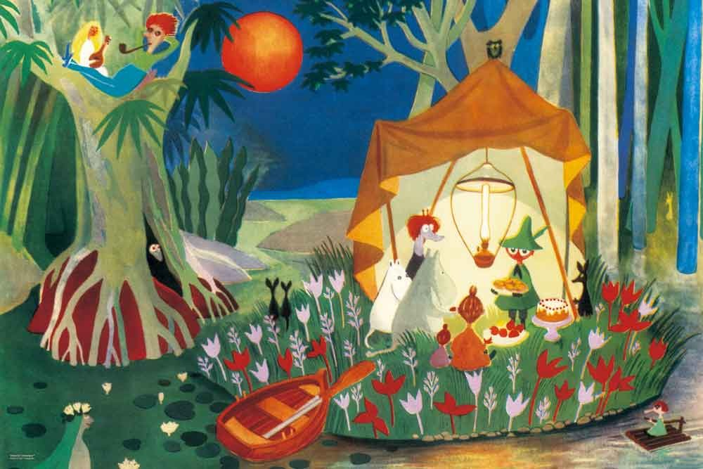 秘密島 (畫布紋理)