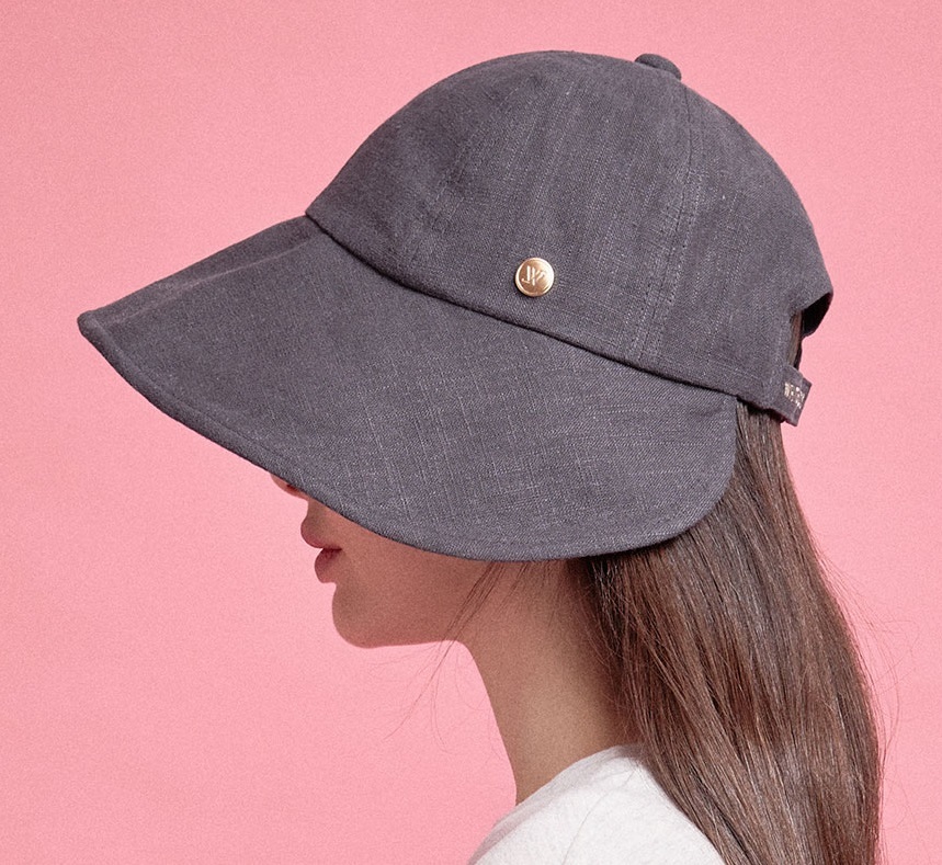 White Sand Linen Blended Bonnet Hat New Katy