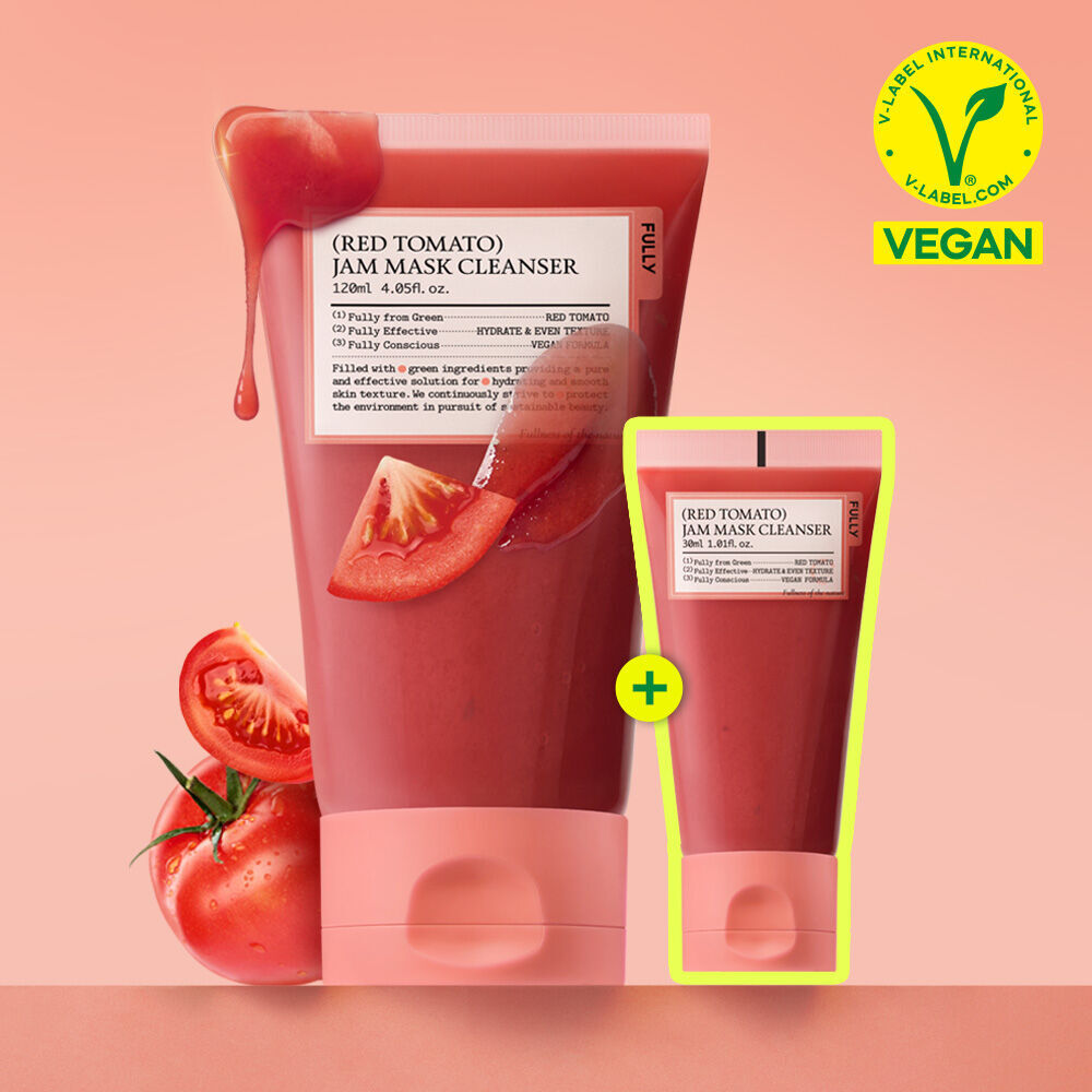 [ FULLY ] Red Tomato Jam Mask Cleanser 120ml