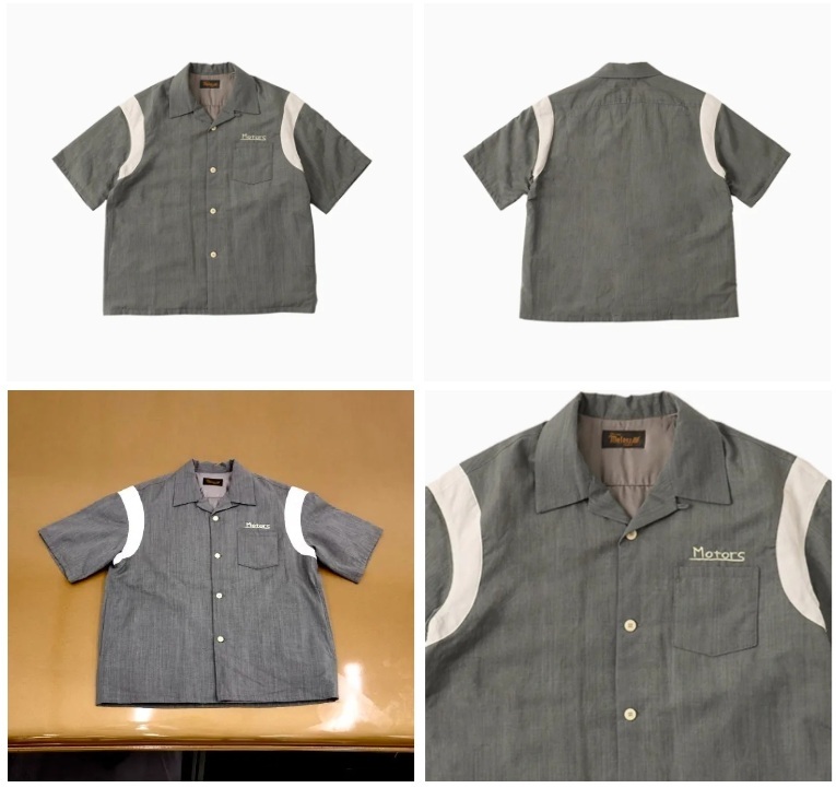 VISVIM MOTORS CLUB WALLIS DOWN SHIRT S/S - GREY SIZE 1 PRE ORDER ITEM (預訂中)
