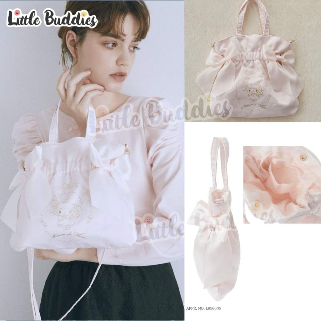 預購 日本限定款 Maison de FLEUR x My Sweet Piano 45周年特別合作 雙蝴蝶兩用袋