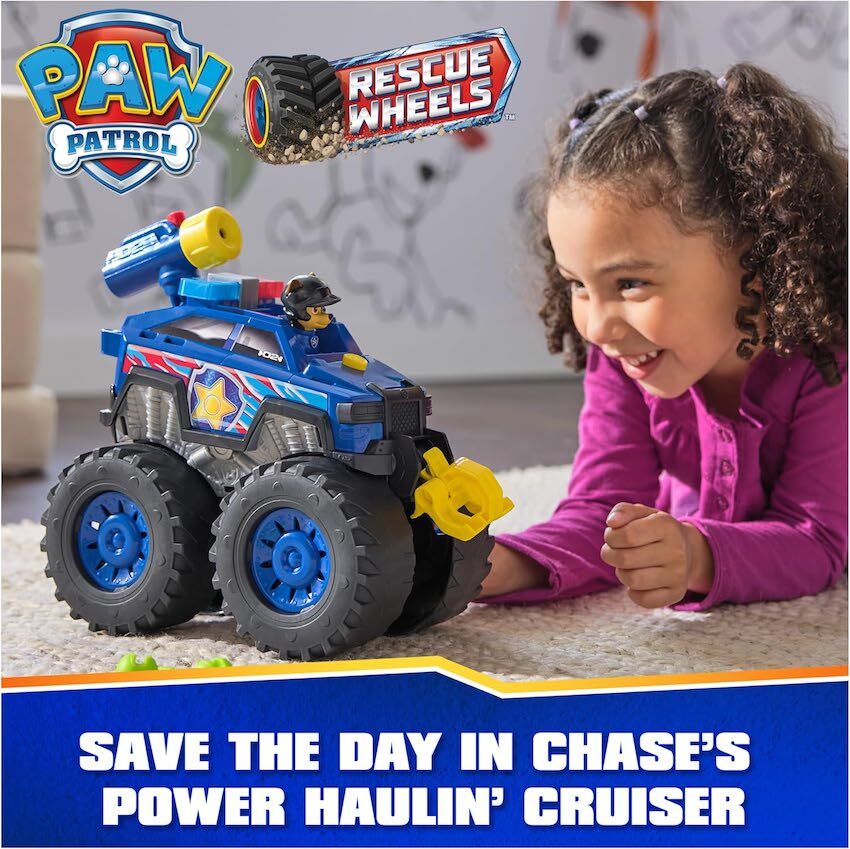 美國 Paw Patrol Rescue Wheels Chase’s Power Haulin’ Cruiser 套裝