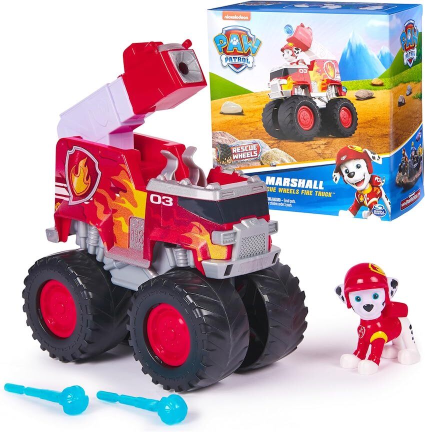 美國 Paw Patrol Rescue Wheels Marshall’s Firetruck