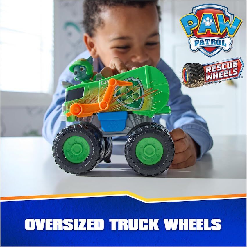 美國 Paw Patrol Rescue Wheels Rocky’s Recycle Truck