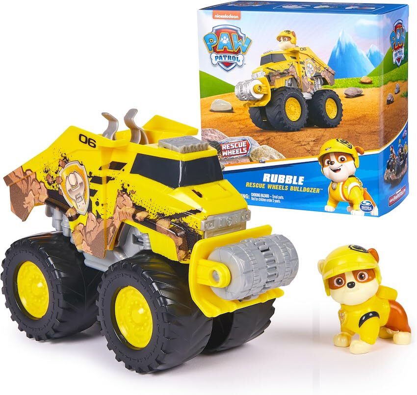 美國 Paw Patrol Rescue Wheels Rubble’s Bulldozer