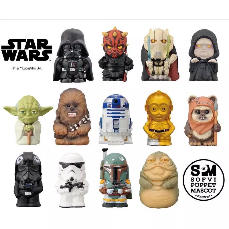 Ensky 星際大戰手指玩偶 軟膠指偶公仔 盲包 (全13款)