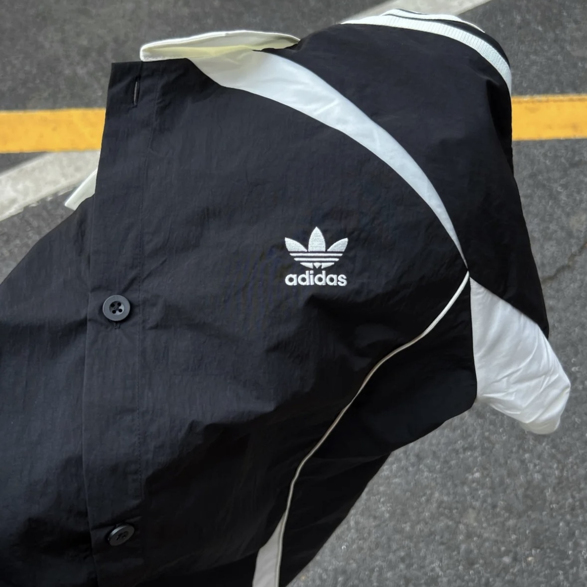 ADIDAS ORIGINALS RETRO SS25 經典LOGO 復古 運動 翻領 短袖 襯衫 黑 KD0947/預購