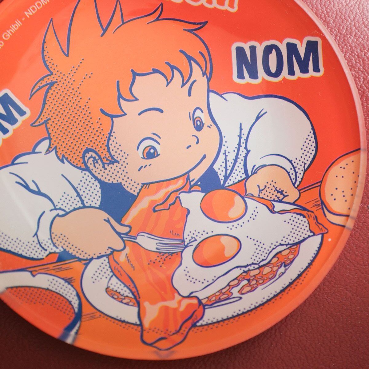 美味系列小盤子 霍爾的移動城堡 培根雞蛋