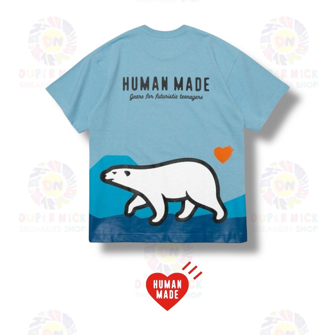 HUMAN MADE 冰川 北極熊 短袖