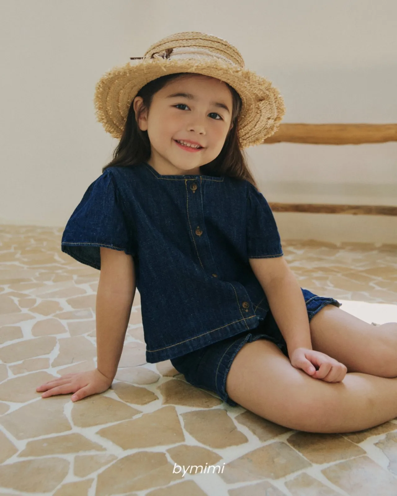 韓國 BY MiMi  - 25夏 大荷葉牛仔套裝