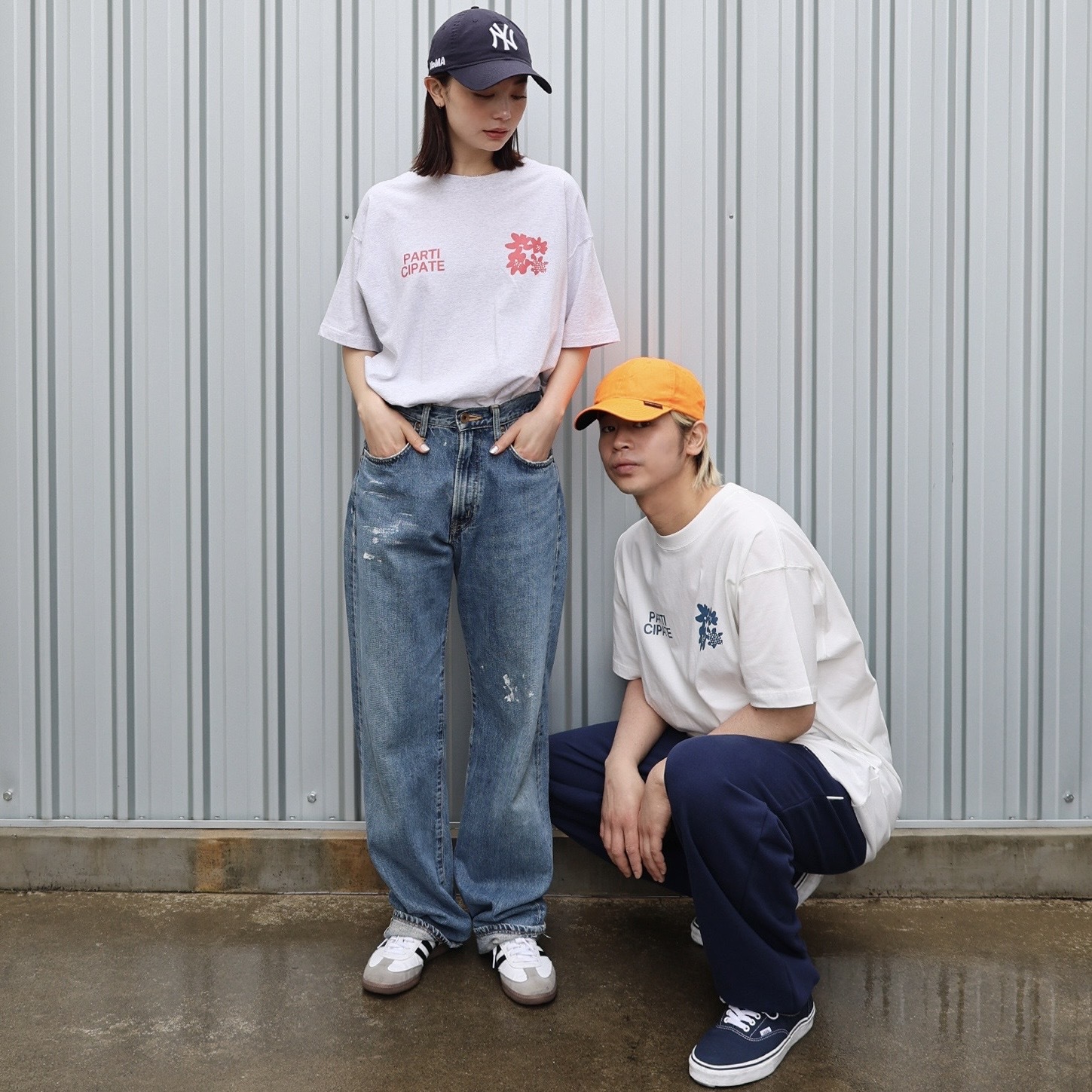 ANDME 花卉圖案 發泡材質 背後大圖 短袖 上衣 /預購